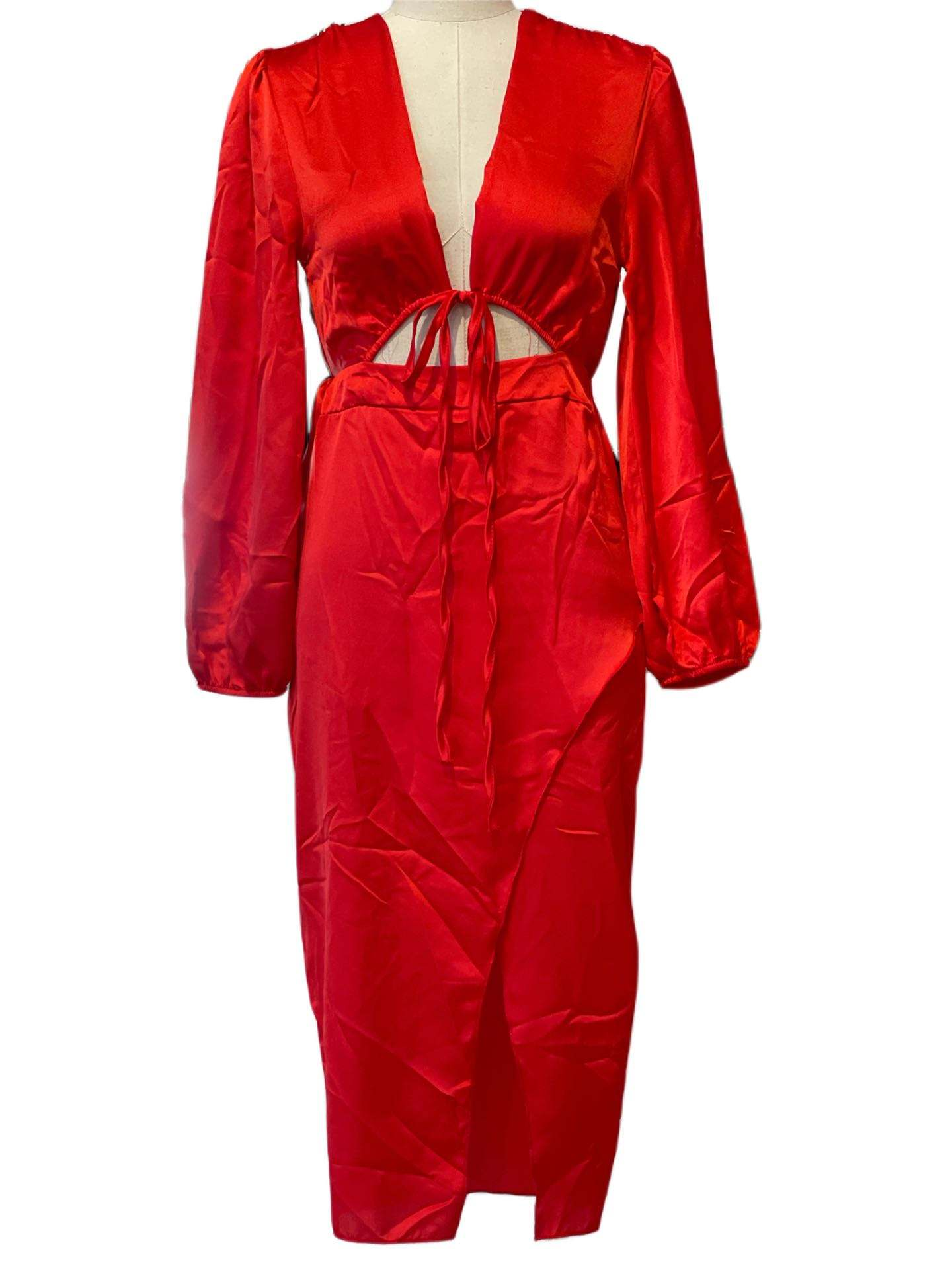 SHORT RED DRESS 51039