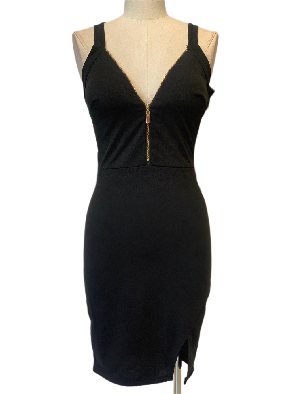 SHORT BLACK DRESS 23590