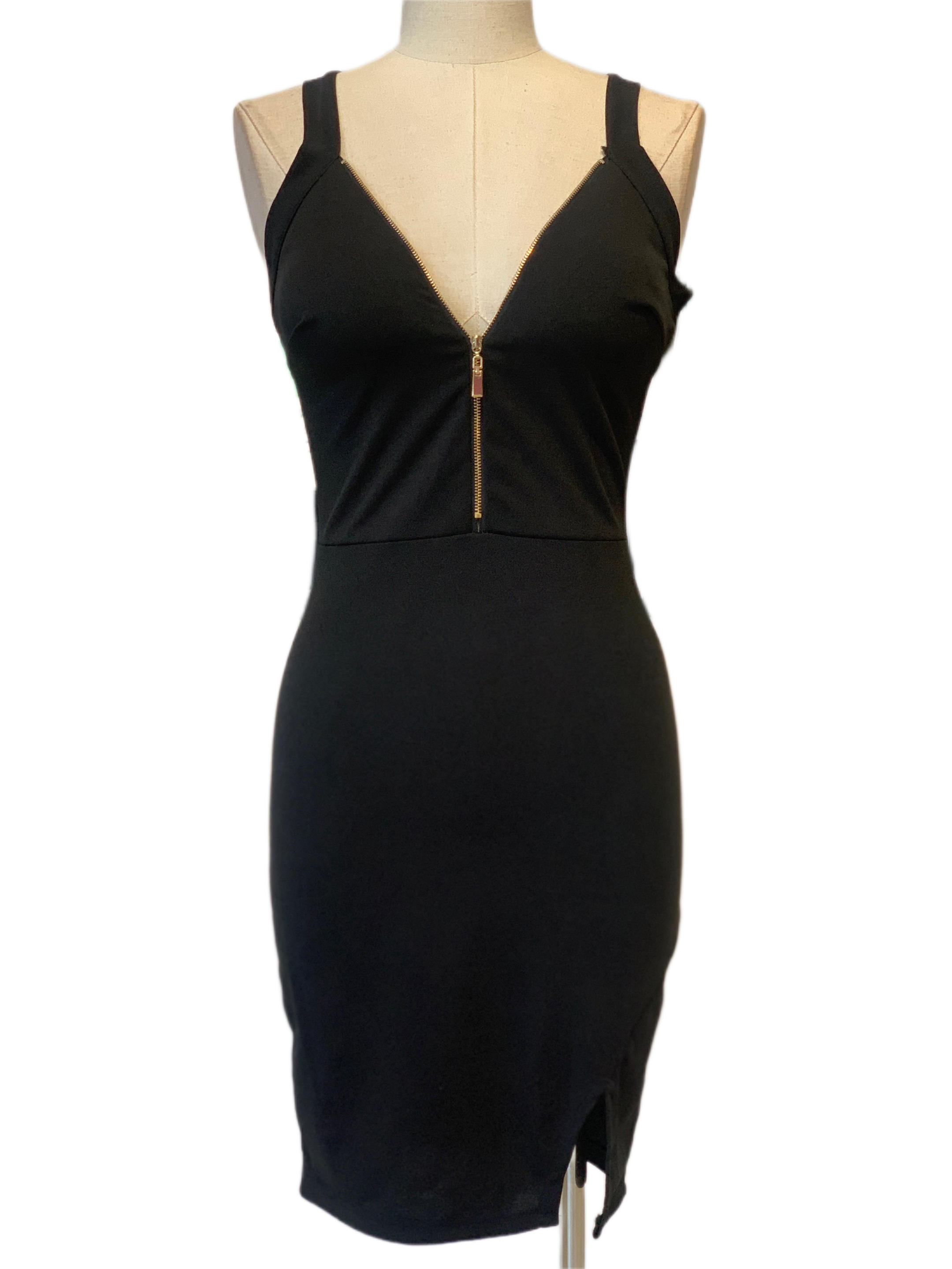SHORT BLACK DRESS 23590