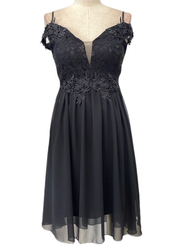 SHORT BLACK DRESS 6331