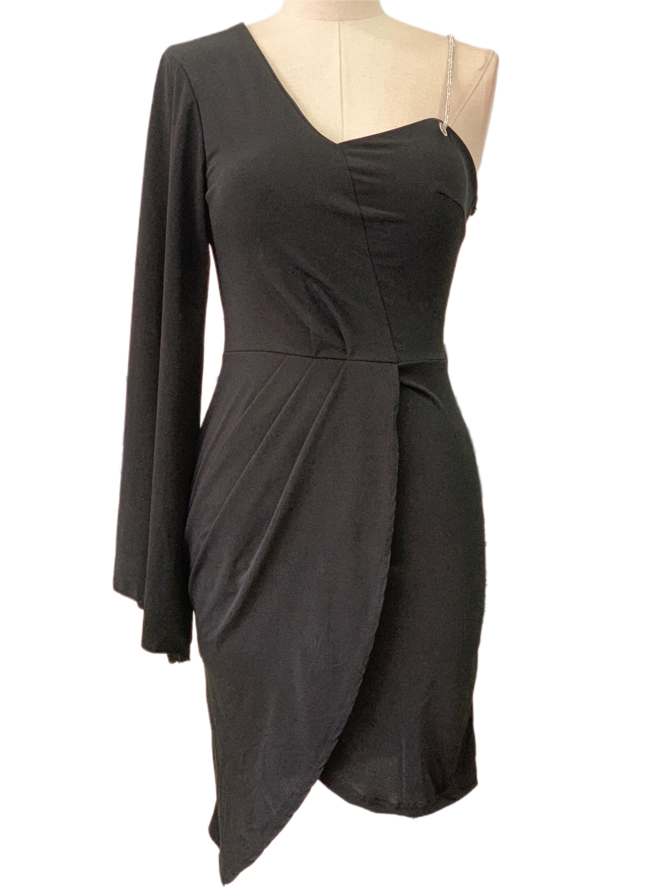 SHORT BLACK DRESS 25406