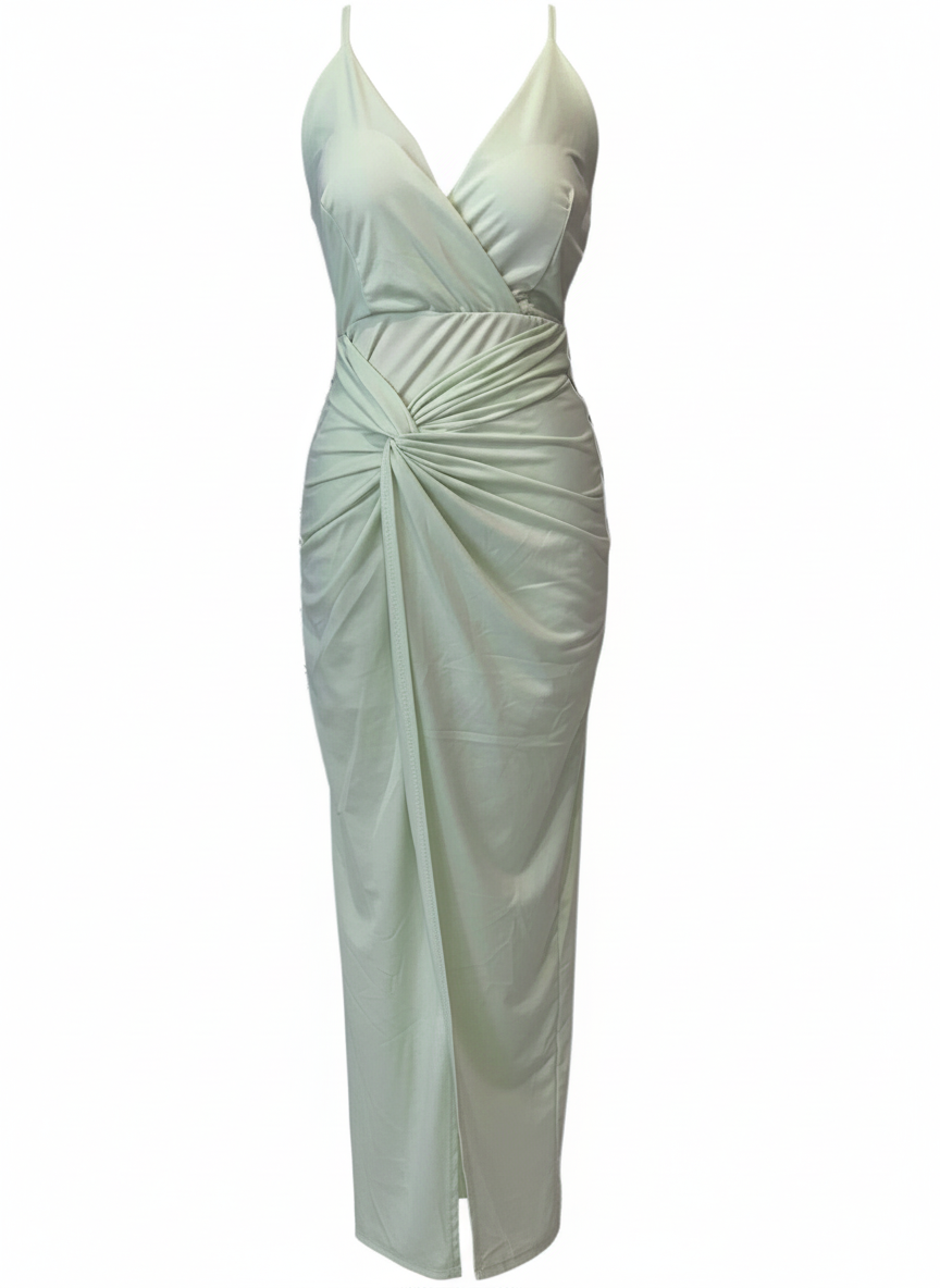 MINT GREEN LONG DRESS 50873