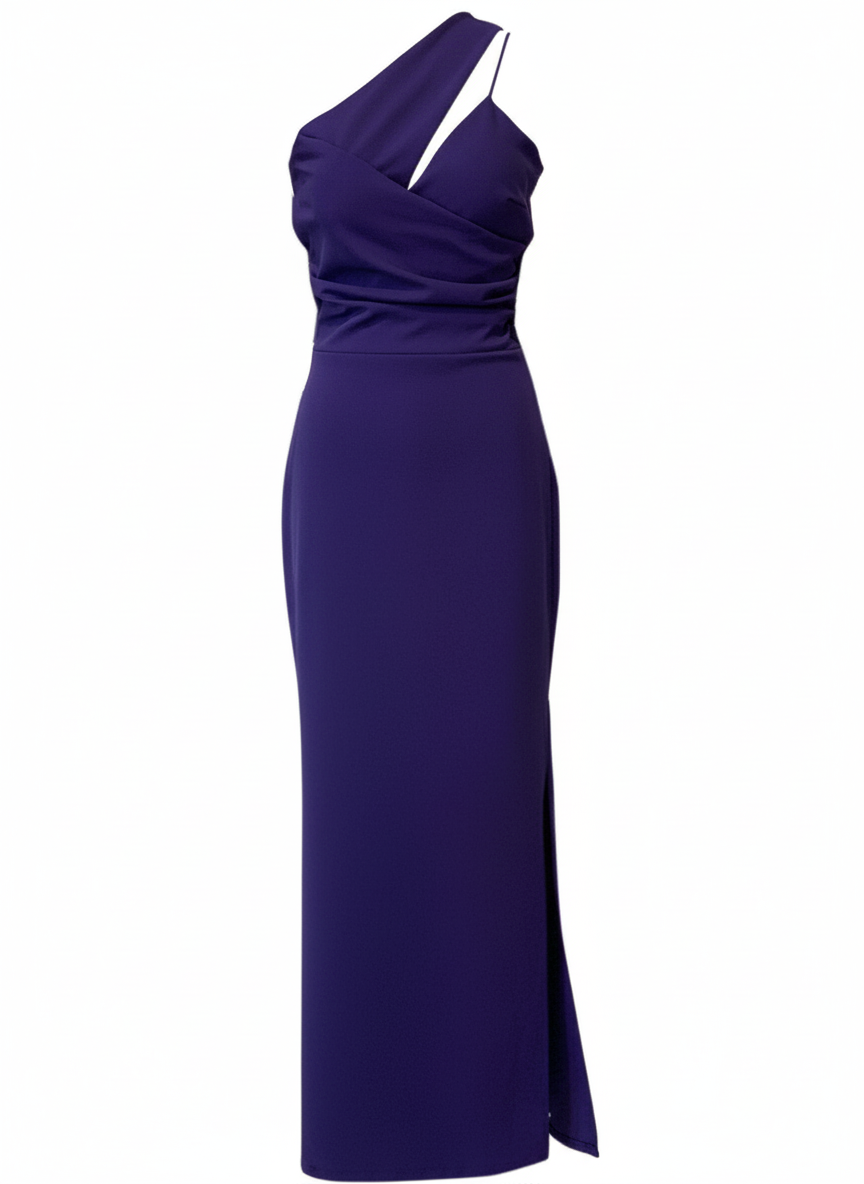 LONG PURPLE DRESS 22818