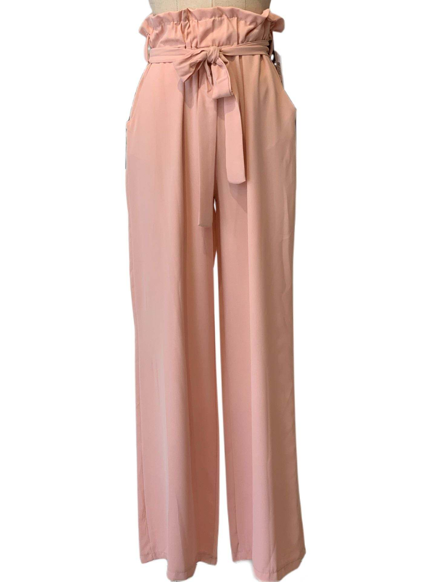 PANTALÓN PALAZZO ROSA BEBÉ 2451