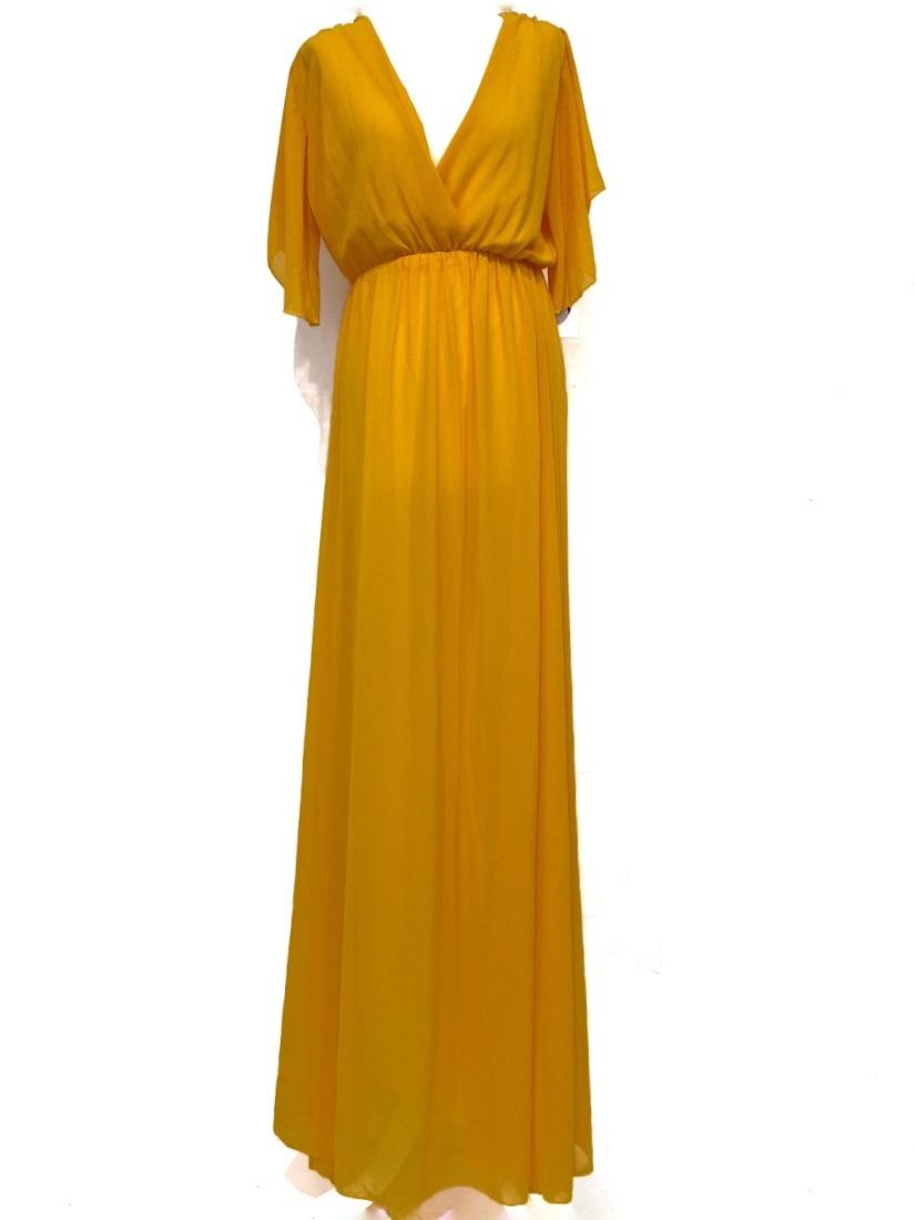 MANGO YELLOW LONG DRESS 4883