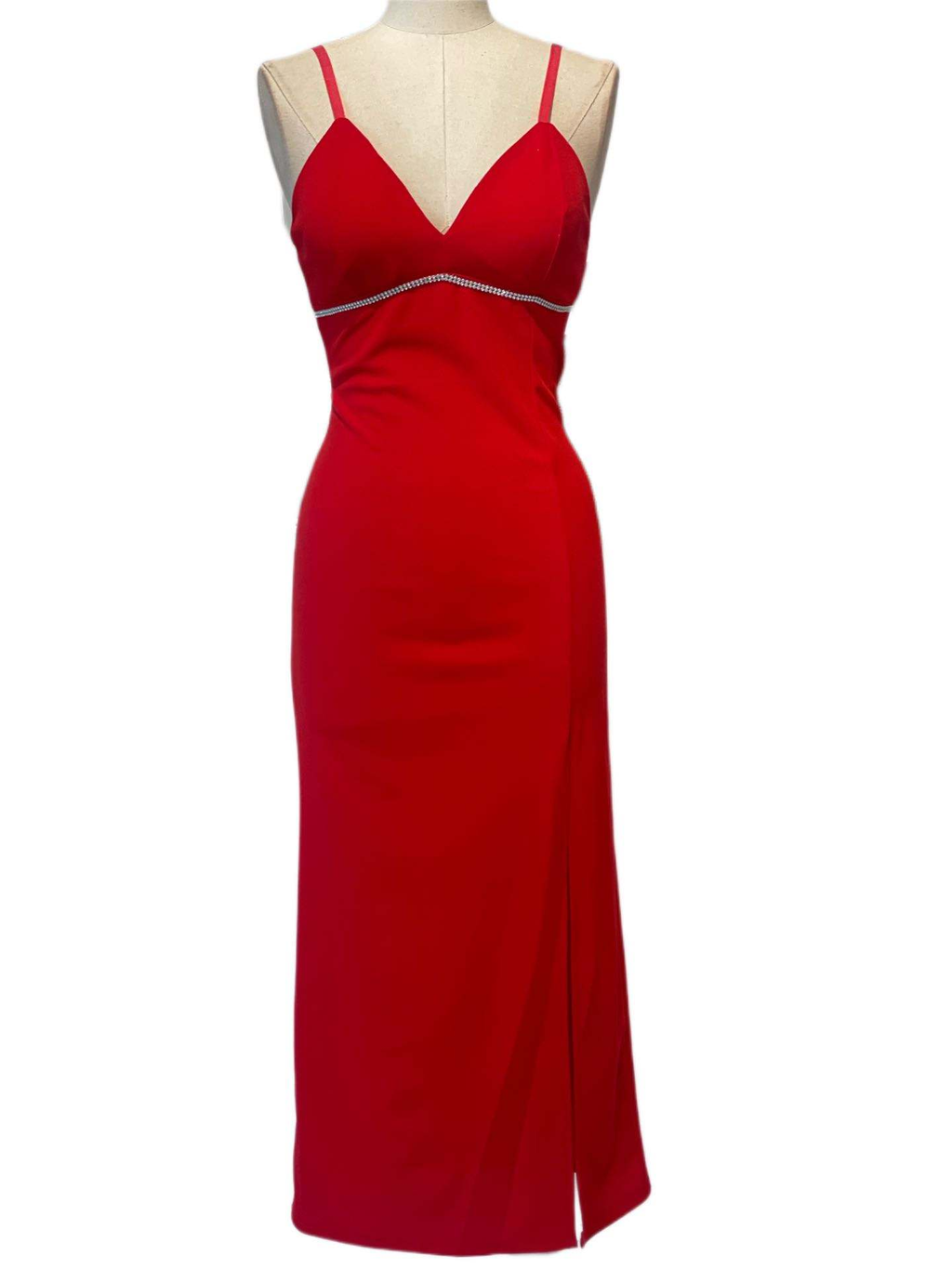 SHORT RED DRESS 25206