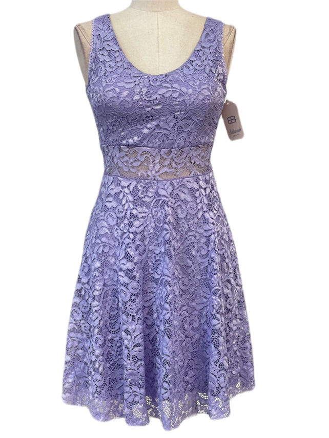 VESTIDO CORTO LILA MALVA 2623