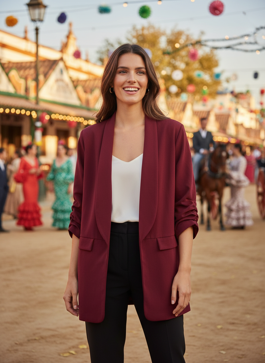 CHAQUETA BURDEO 9331