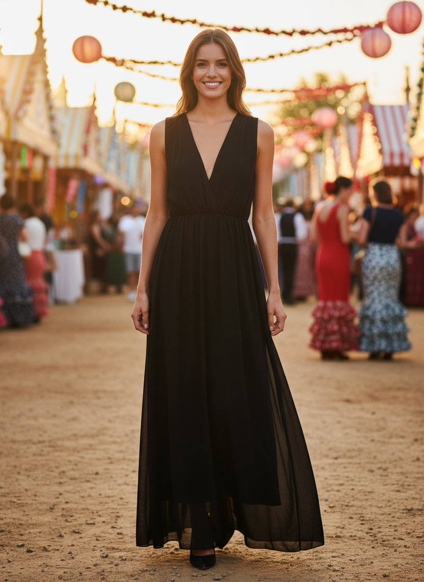 MONO LARGO NEGRO 5005