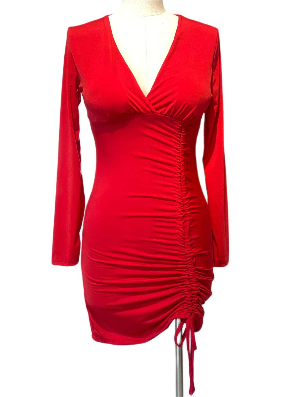 SHORT RED DRESS 23997