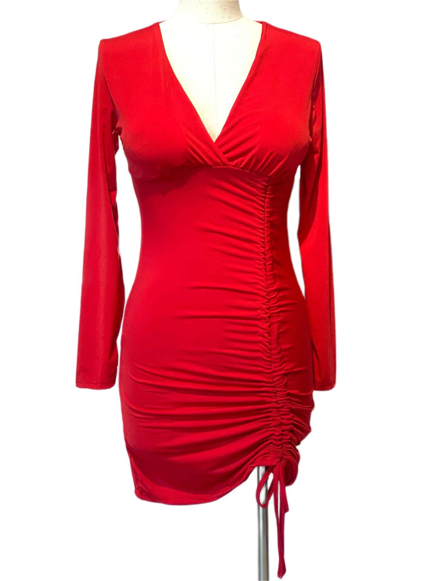 SHORT RED DRESS 23997