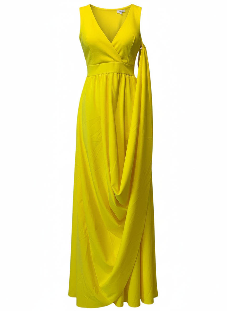 LONG YELLOW DRESS 9914