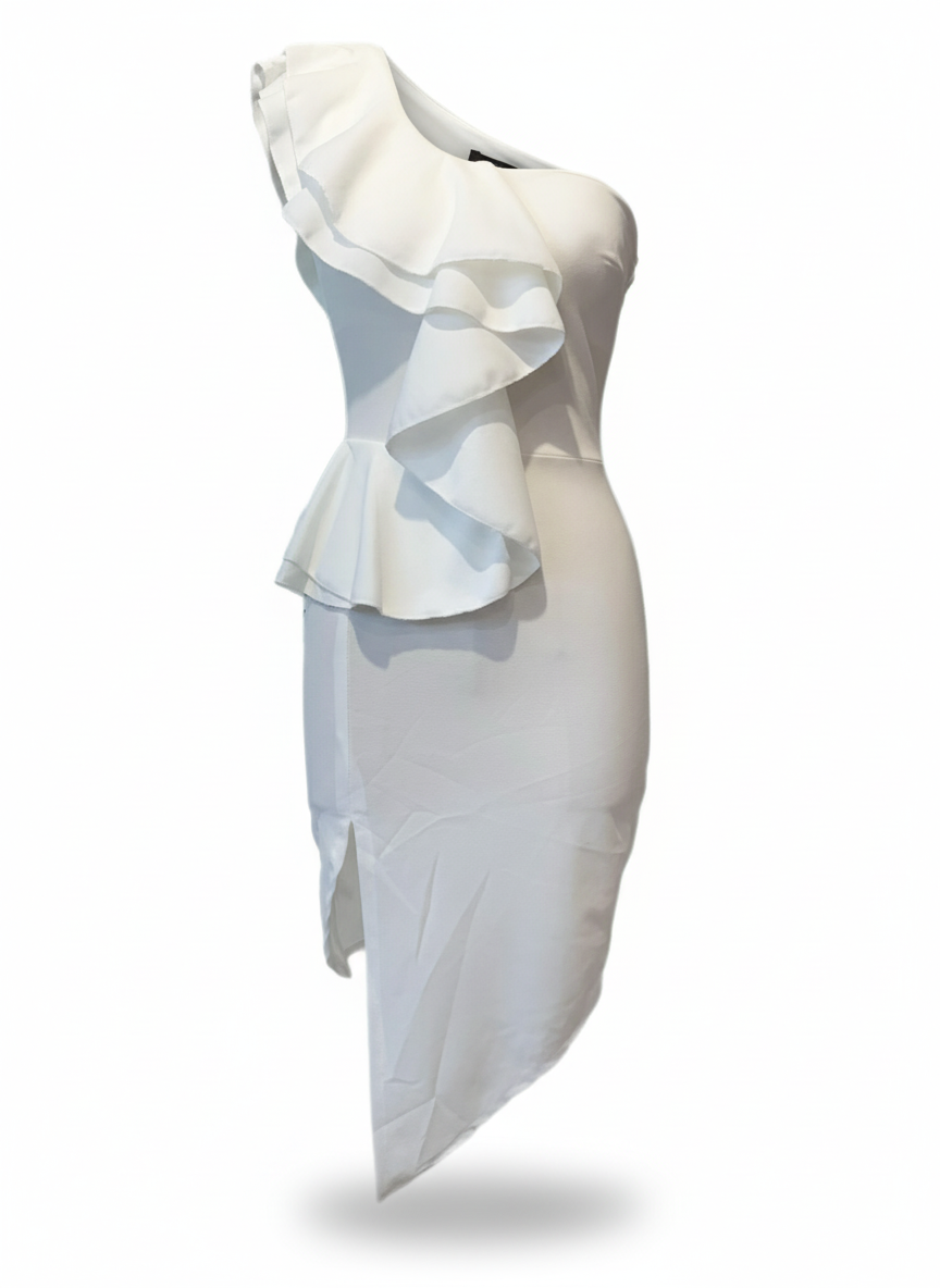 VESTIDO CORTO BLANCO 23595