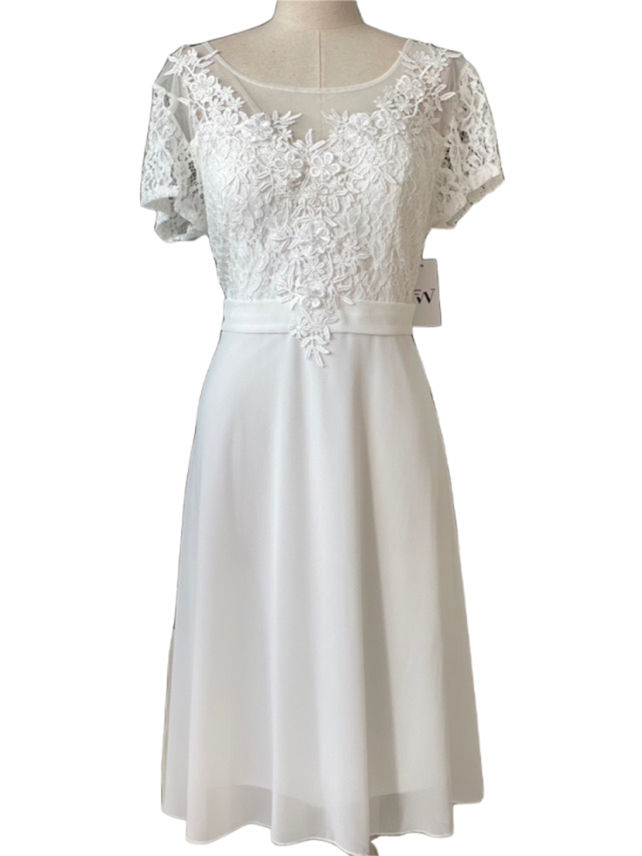 VESTIDO CORTO BLANCO 0736