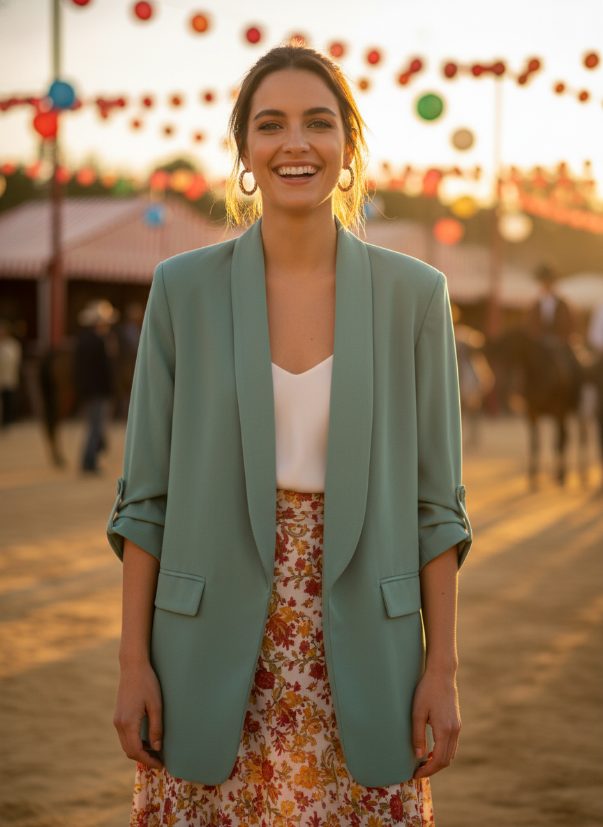 CHAQUETA VERDE LAGO 9331