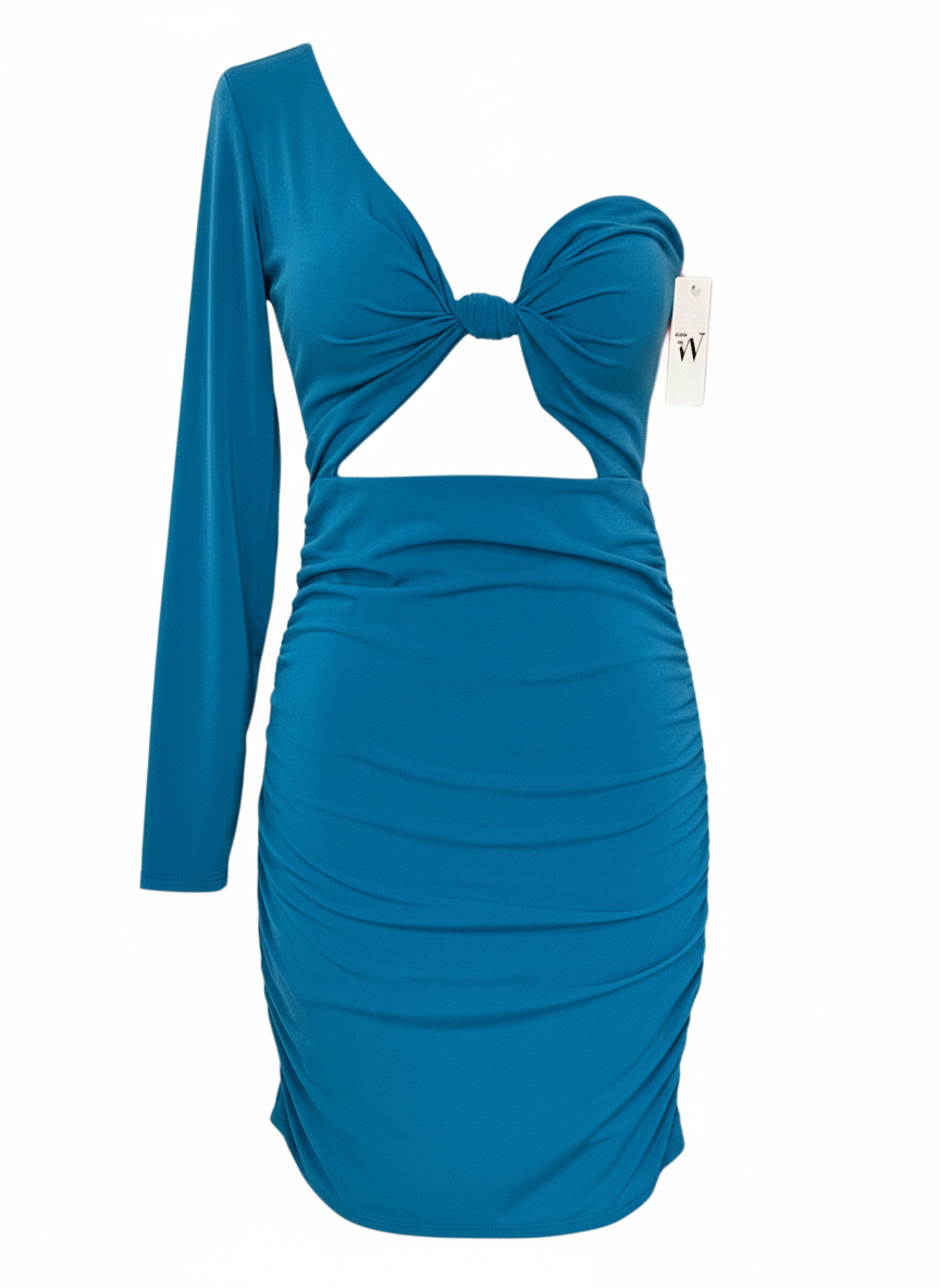 SHORT TURQUOISE DRESS 25476