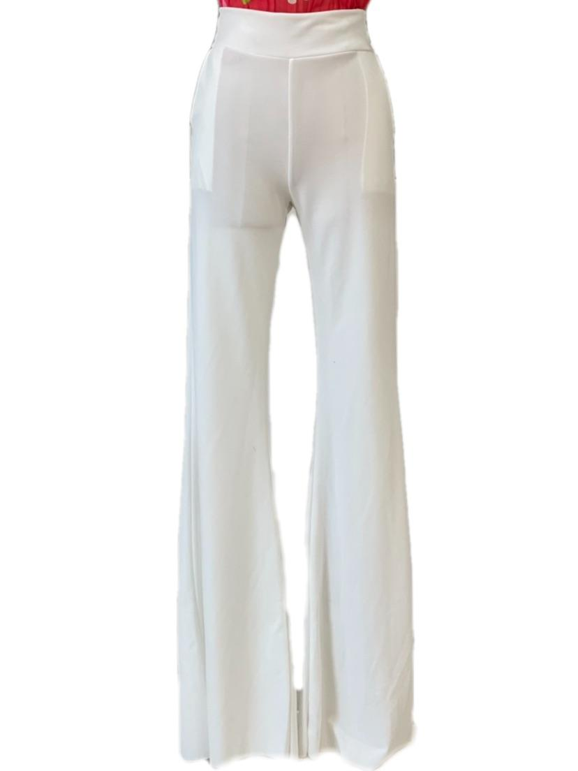 PANTALÓN CAMPANA BLANCO 9182