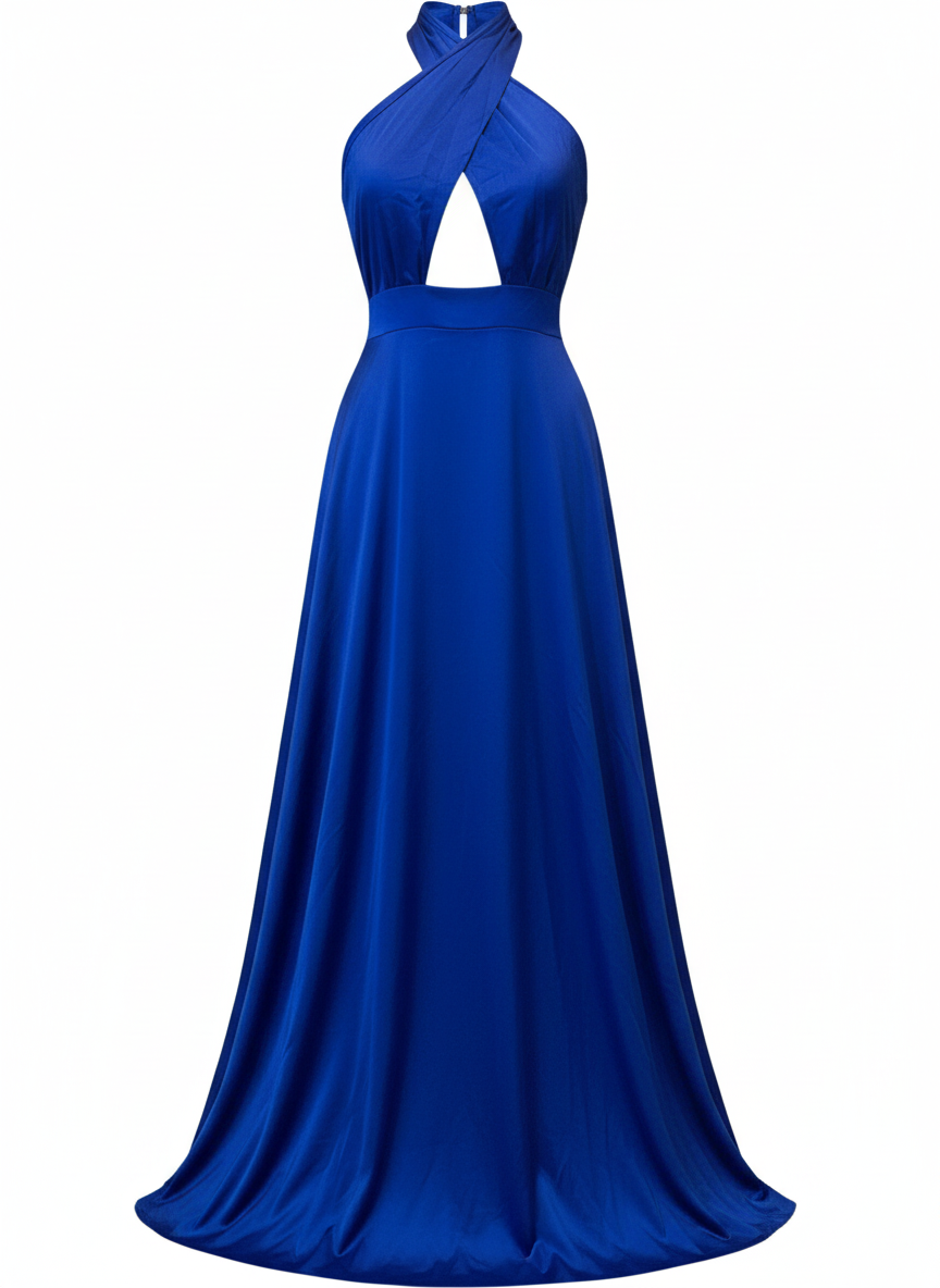 ELECTRIC BLUE LONG DRESS 50785