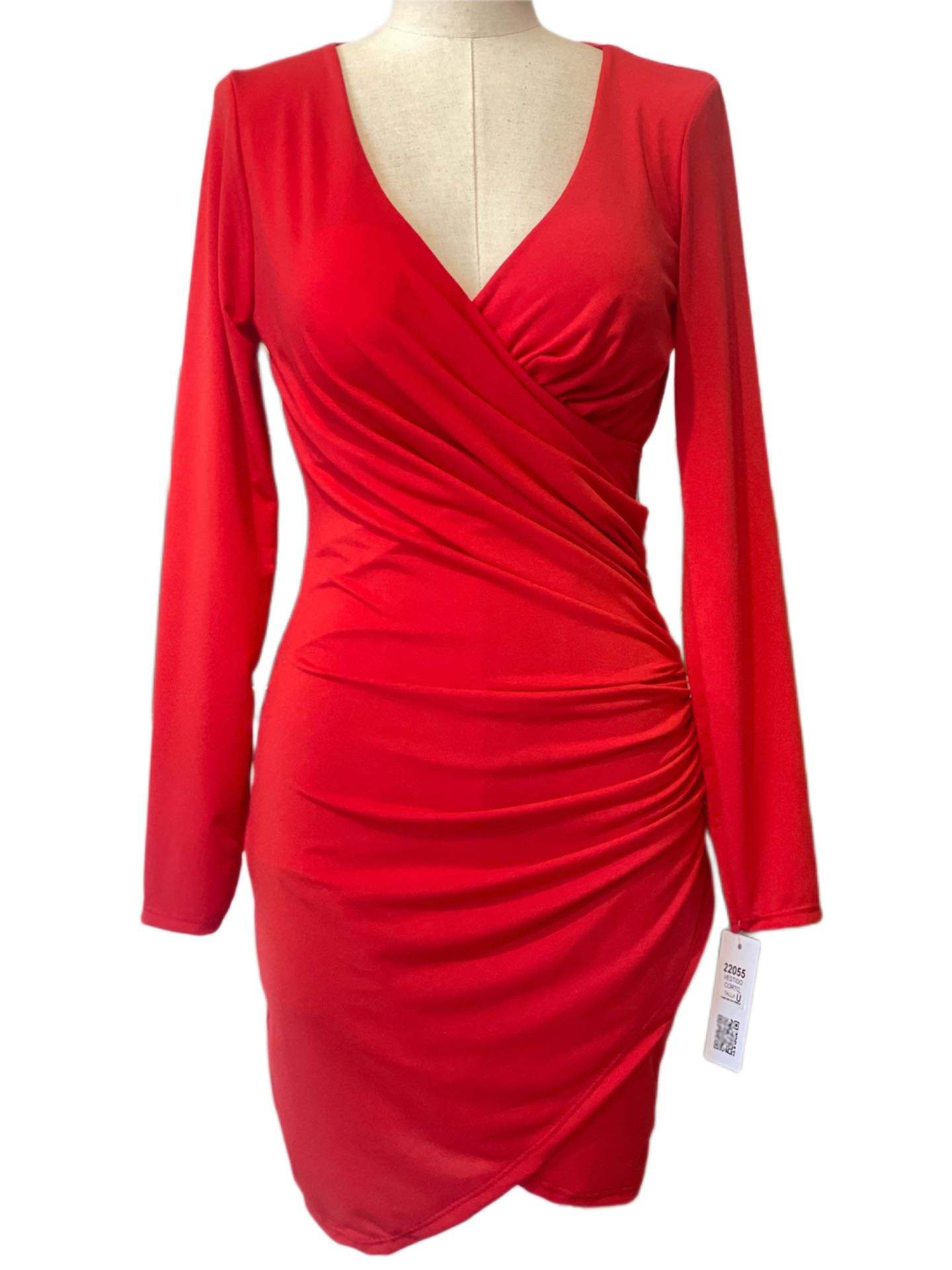 SHORT RED DRESS 22055 22025