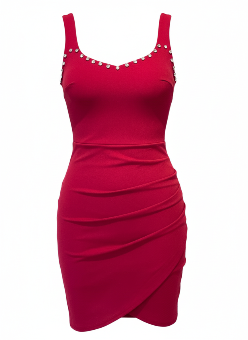 INDIAN RED SHORT DRESS 23642