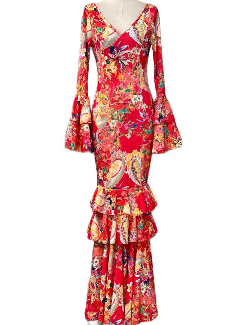 Traje flamenco EMMA WU DESIGN de licra