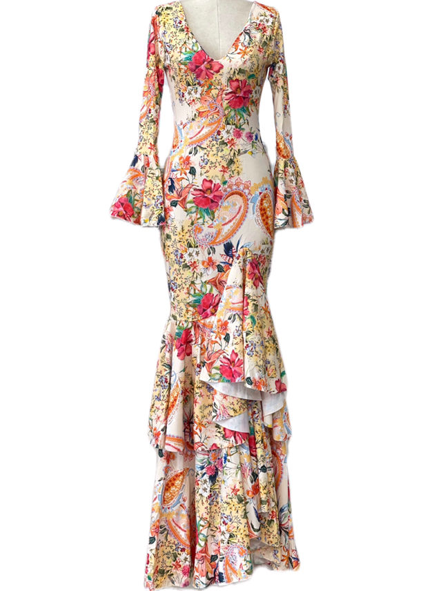 Traje flamenco EMMA WU DESIGN de licra