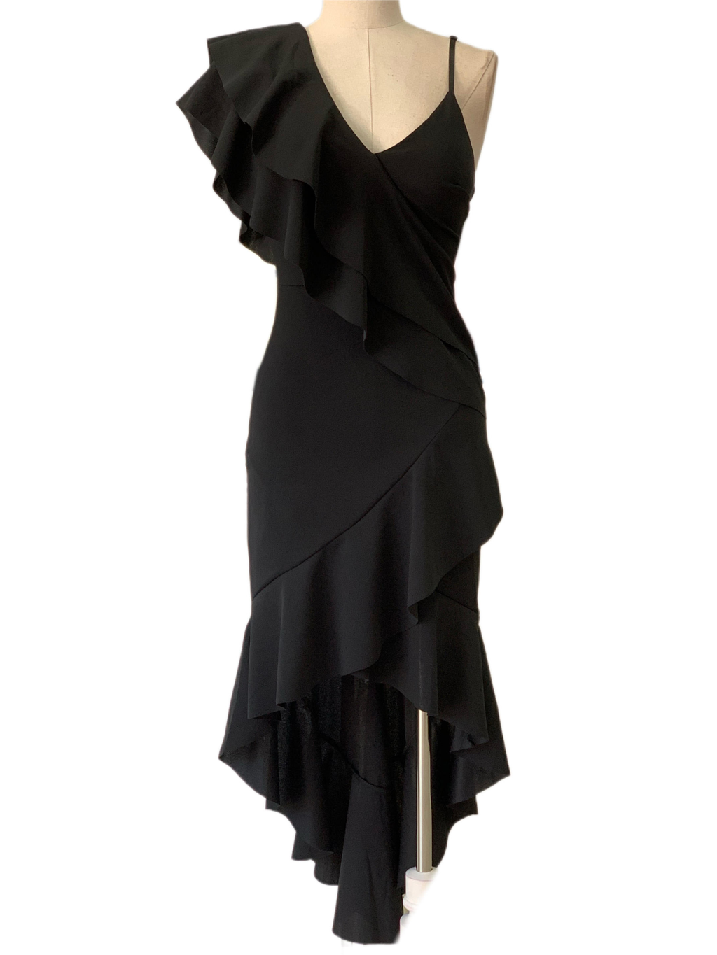 SHORT BLACK DRESS 9644