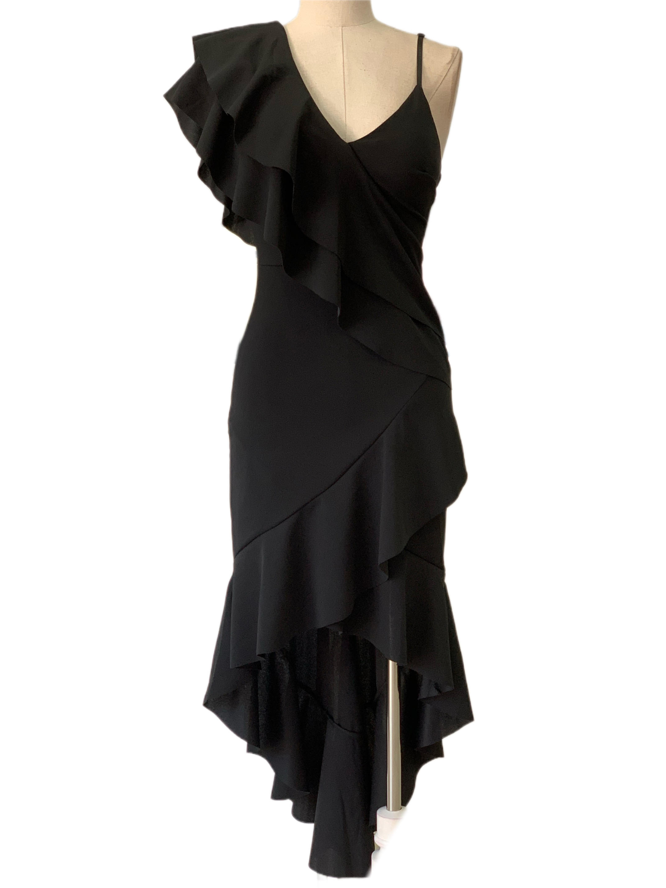 SHORT BLACK DRESS 9644