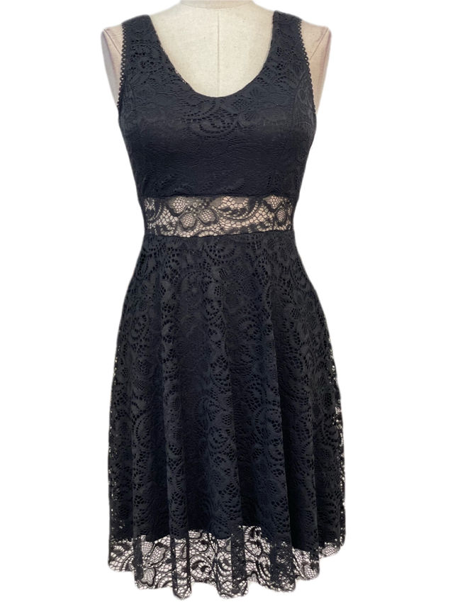 SHORT BLACK DRESS 2623