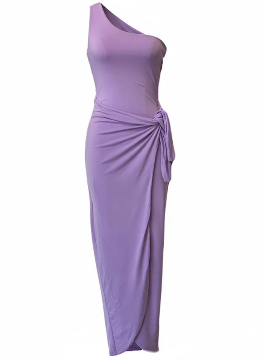 LONG DRESS LILAC MAUVE 4701