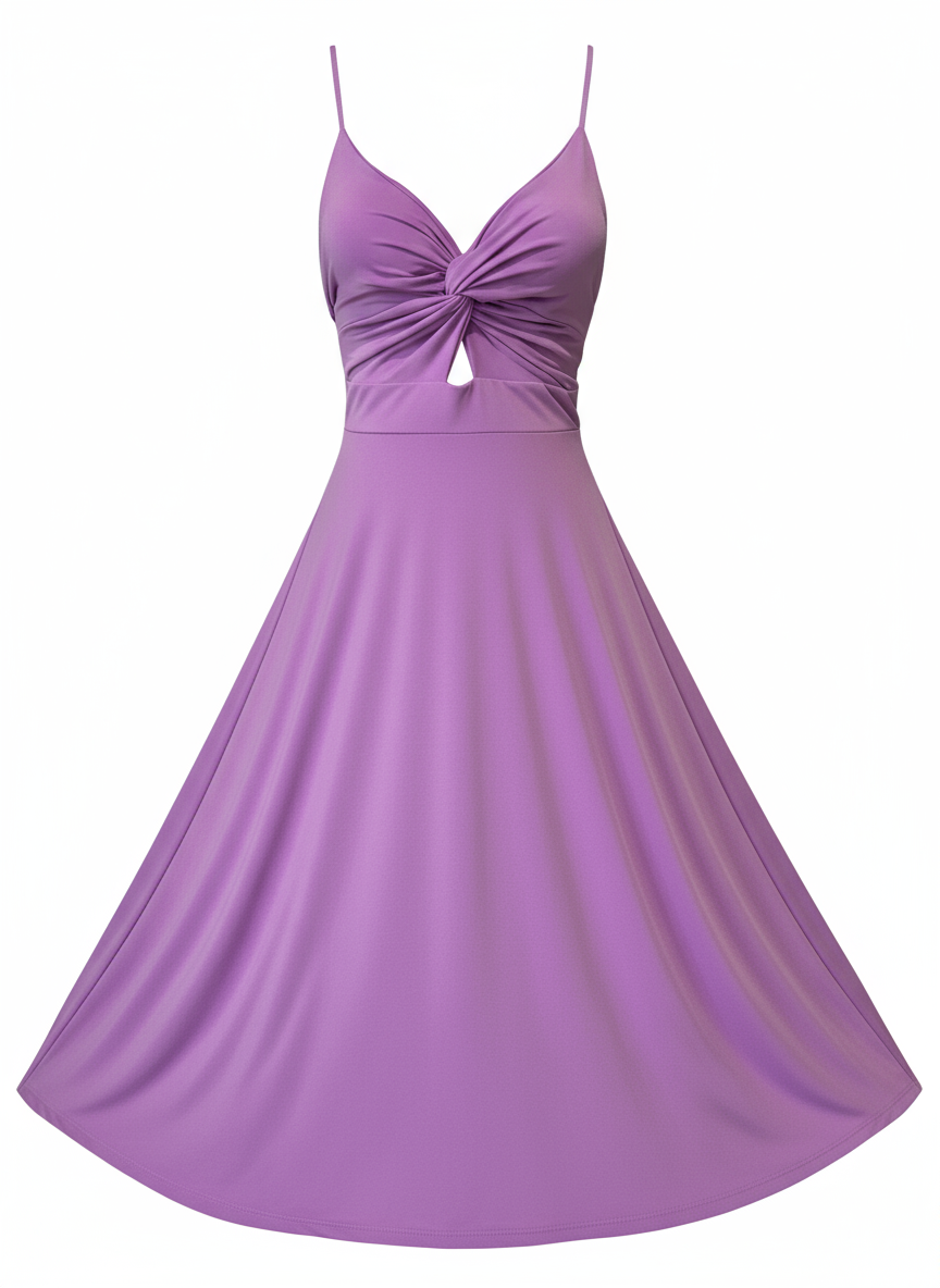 SHORT DRESS LILAC MAUVE 3139
