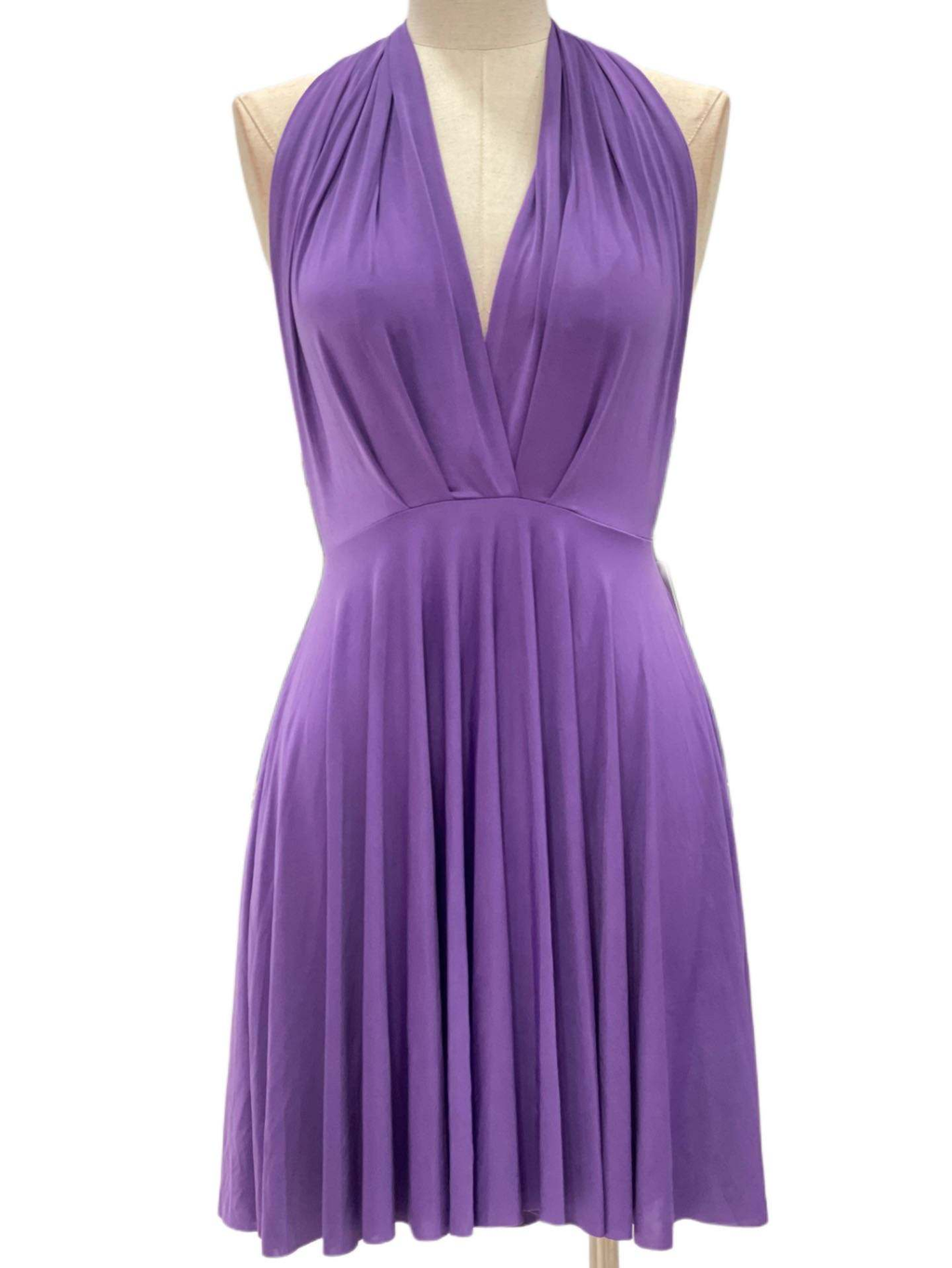 SHORT PURPLE DRESS 3246