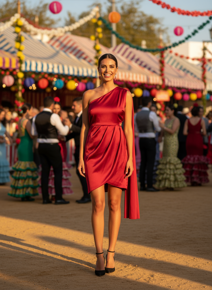 INDIAN RED SHORT DRESS 51134