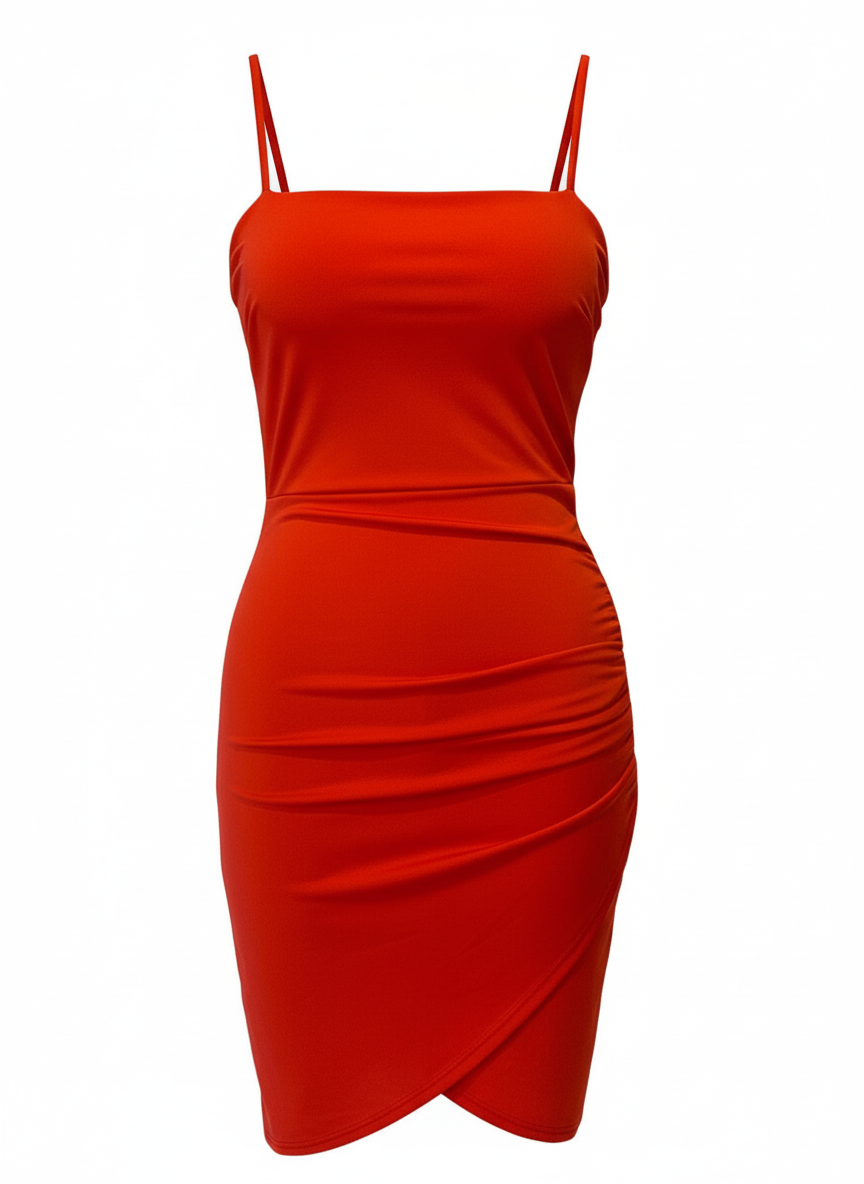 SHORT RED DRESS 50689
