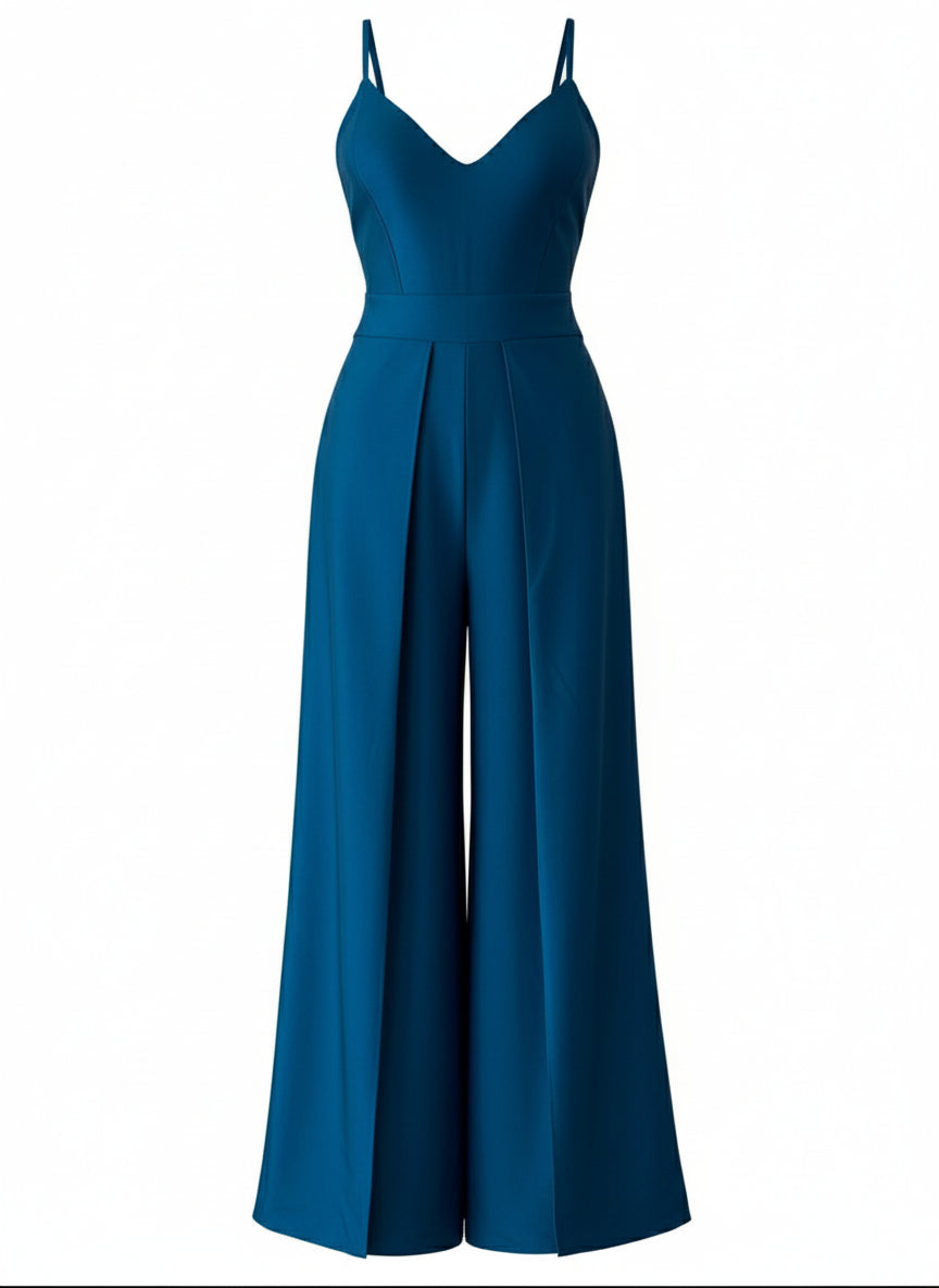 MONO LARGO ELÁSTICO BRILLANTE - AZUL PETRÓLEO - 5472