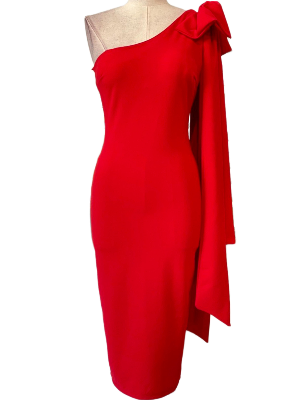 SHORT RED DRESS 23118