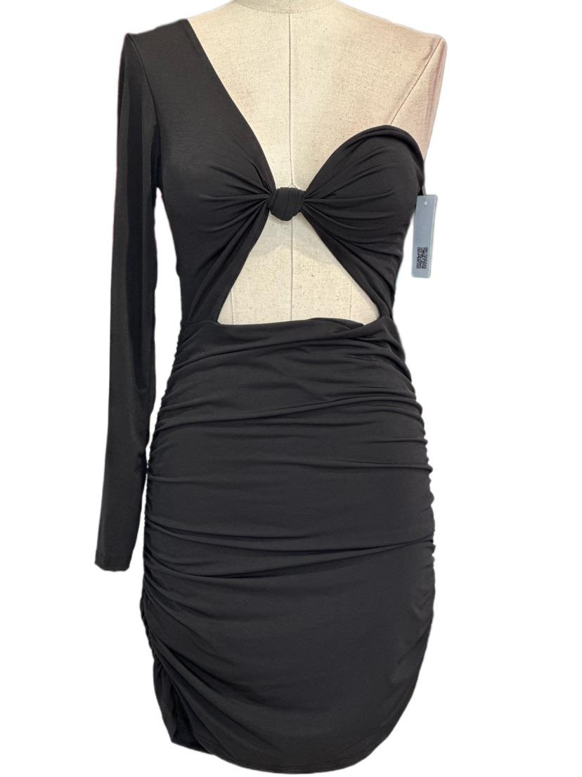 SHORT BLACK DRESS 25476