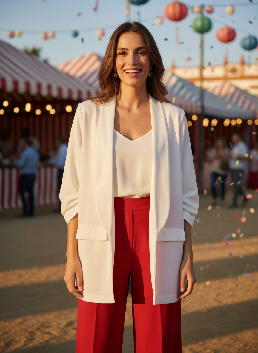 CHAQUETA BLANCO 6152