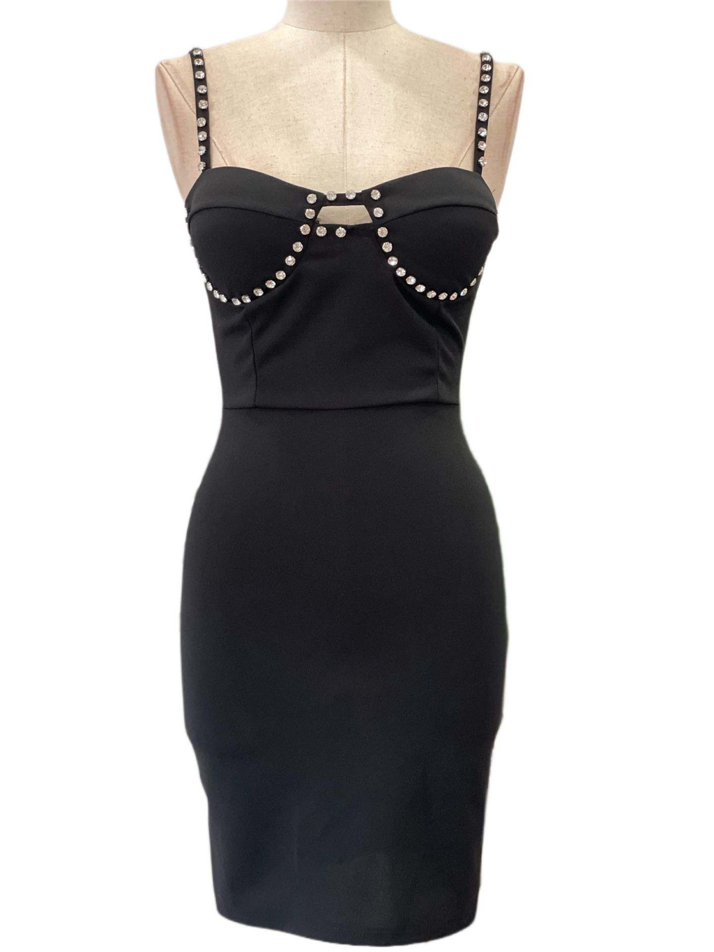 SHORT BLACK DRESS 23645