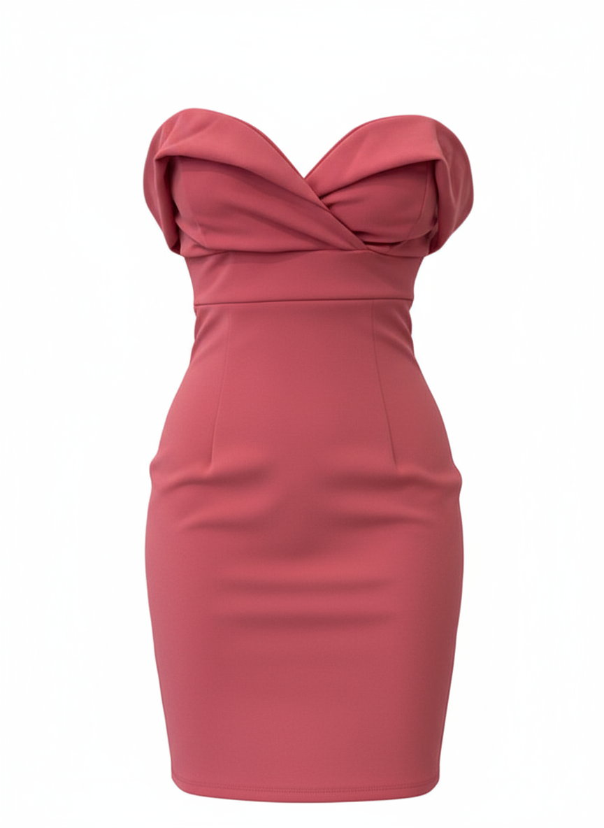 VESTIDO CORTO CORAL 9003