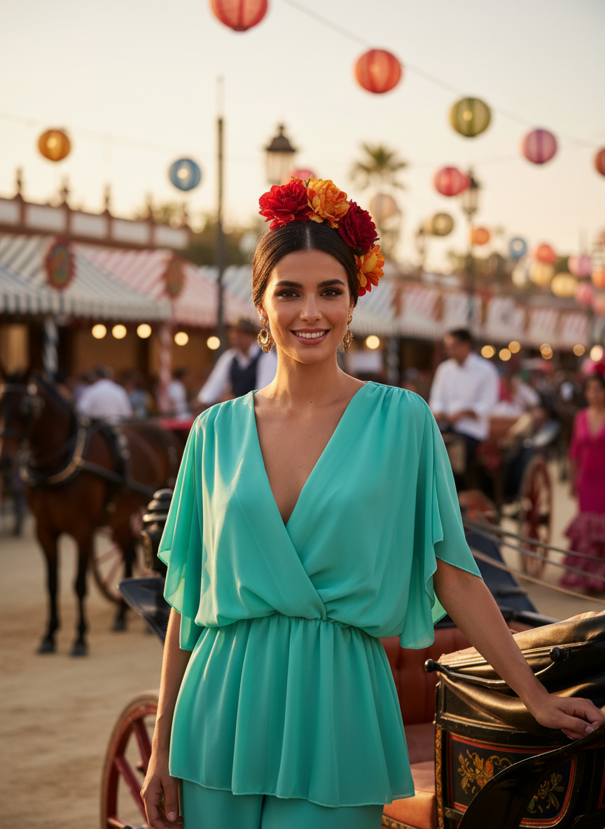 BLUSA VERDE QUIRÓFANO 7262