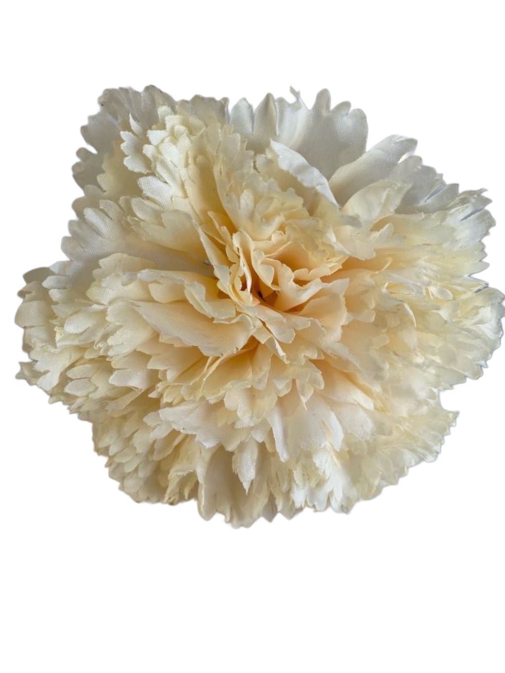FLOR BLANCO ROTO LISO CLAVEL 1P