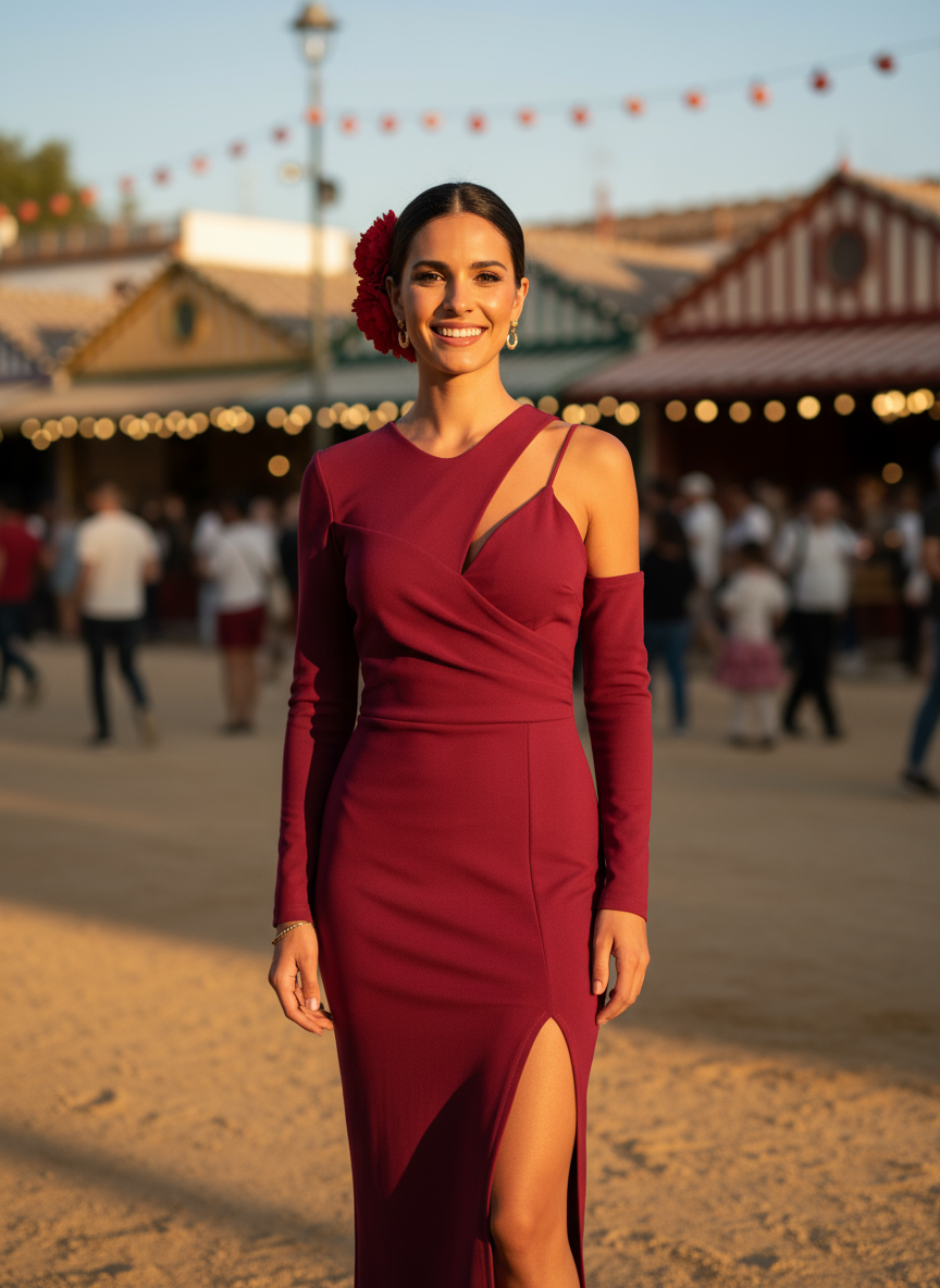 Bougainvillea Long Dress 23022