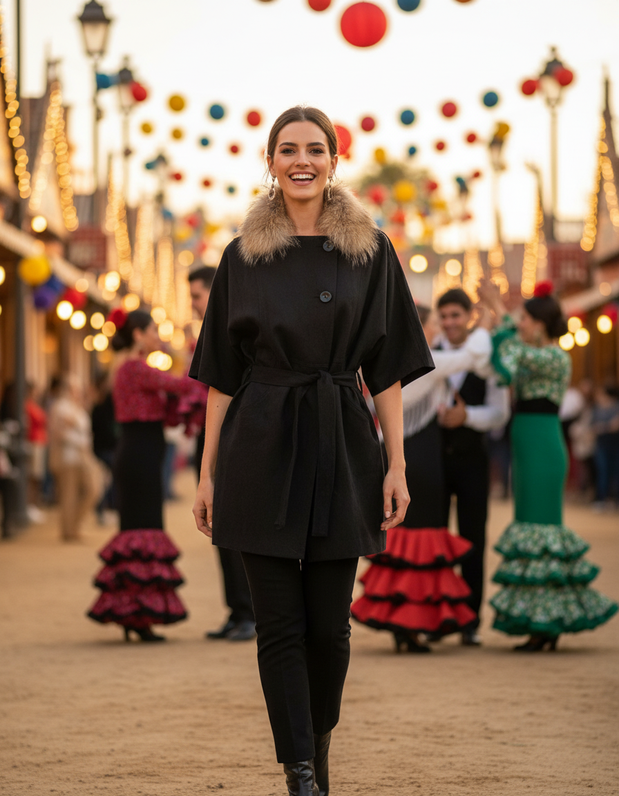 CHAQUETA ANTELINA NEGRO 8055