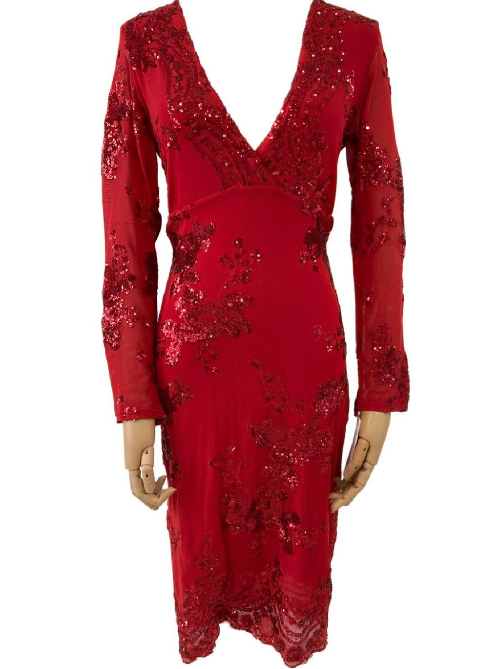 SHORT RED DRESS 1857