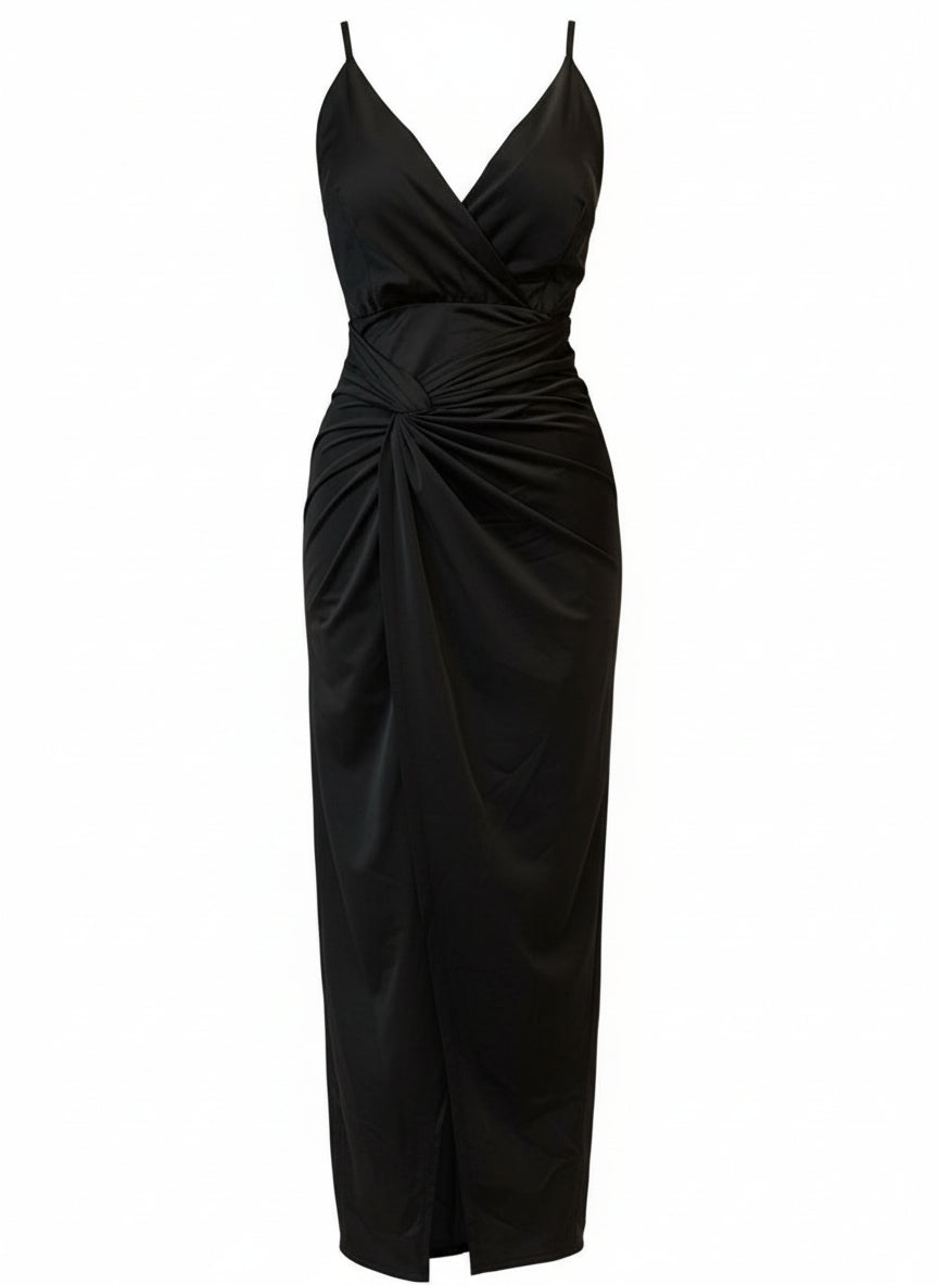 LONG BLACK DRESS 50873