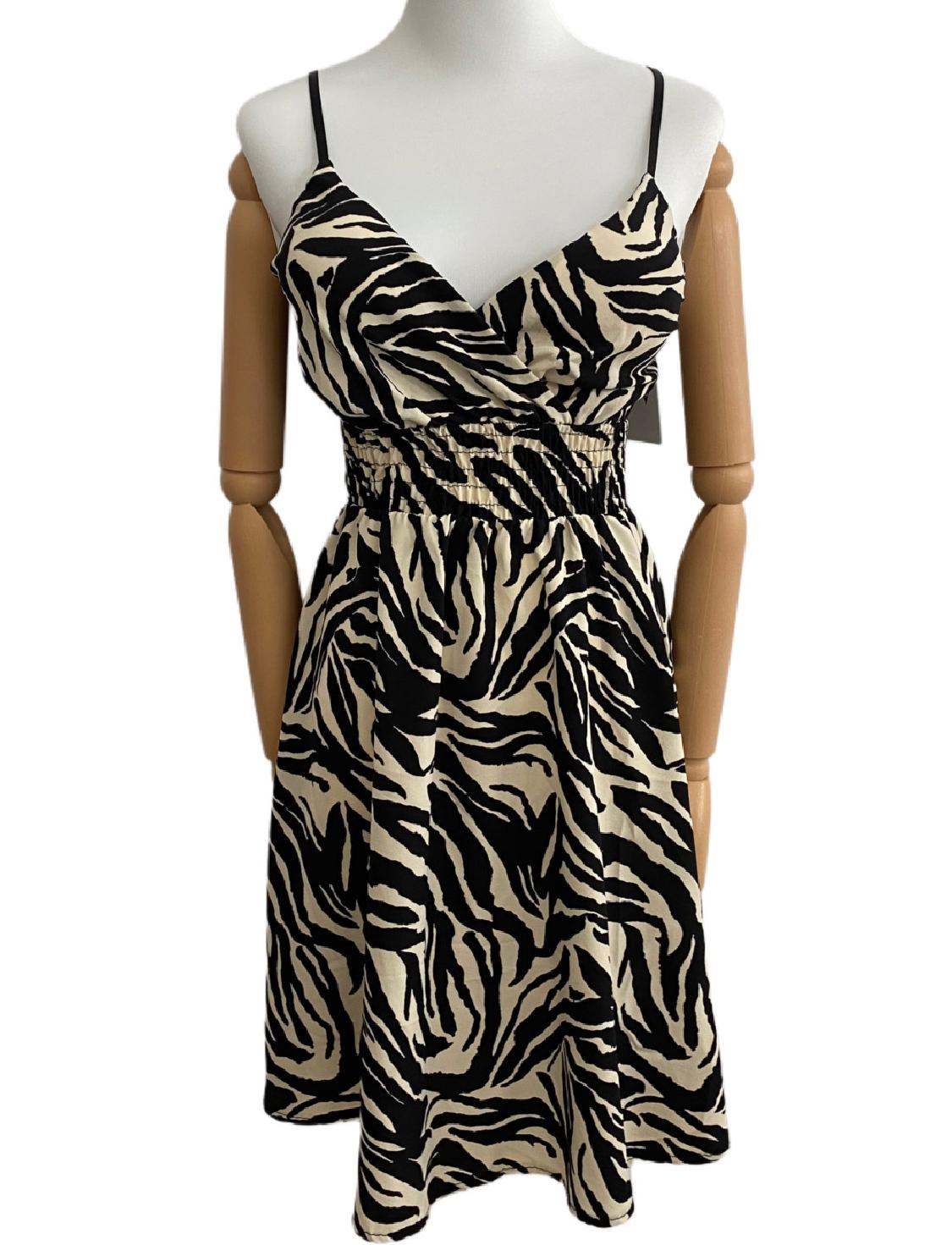 VESTIDO CORTO CEBRA 4621