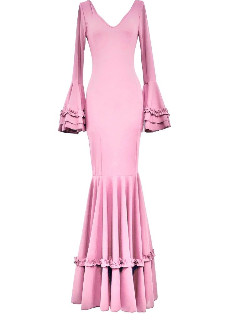 TRAJE FLAMENCA ROSA NUDE EMMA WU DESIGN X FLAMENCA 7817