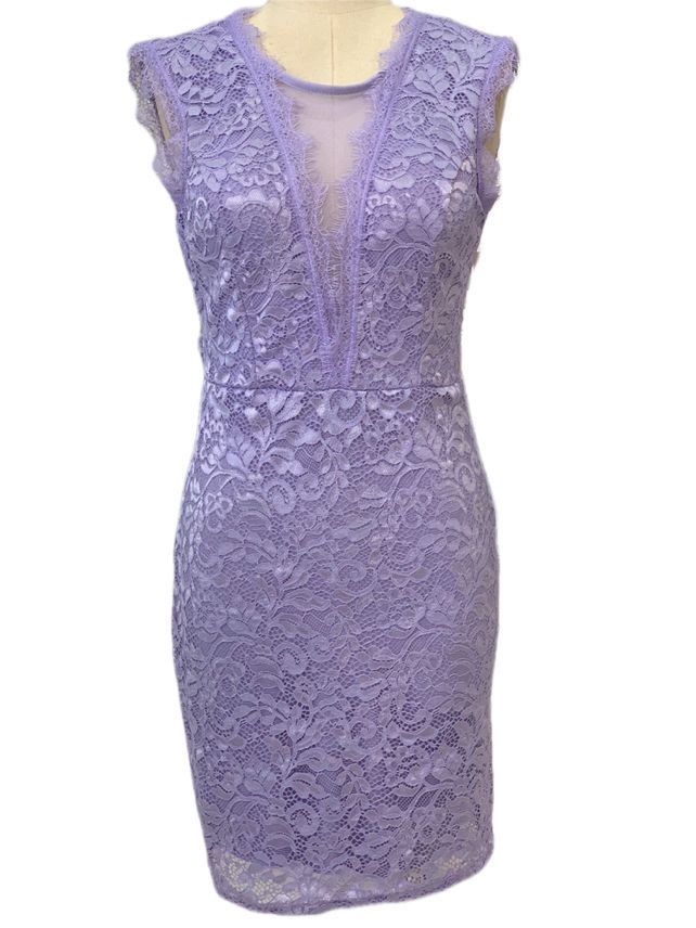 SHORT DRESS LILAC VIOLET 3409