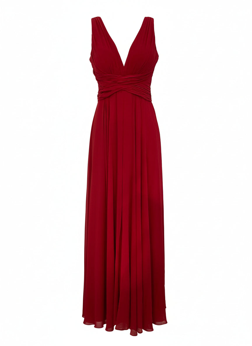 INDIAN RED LONG DRESS 7001